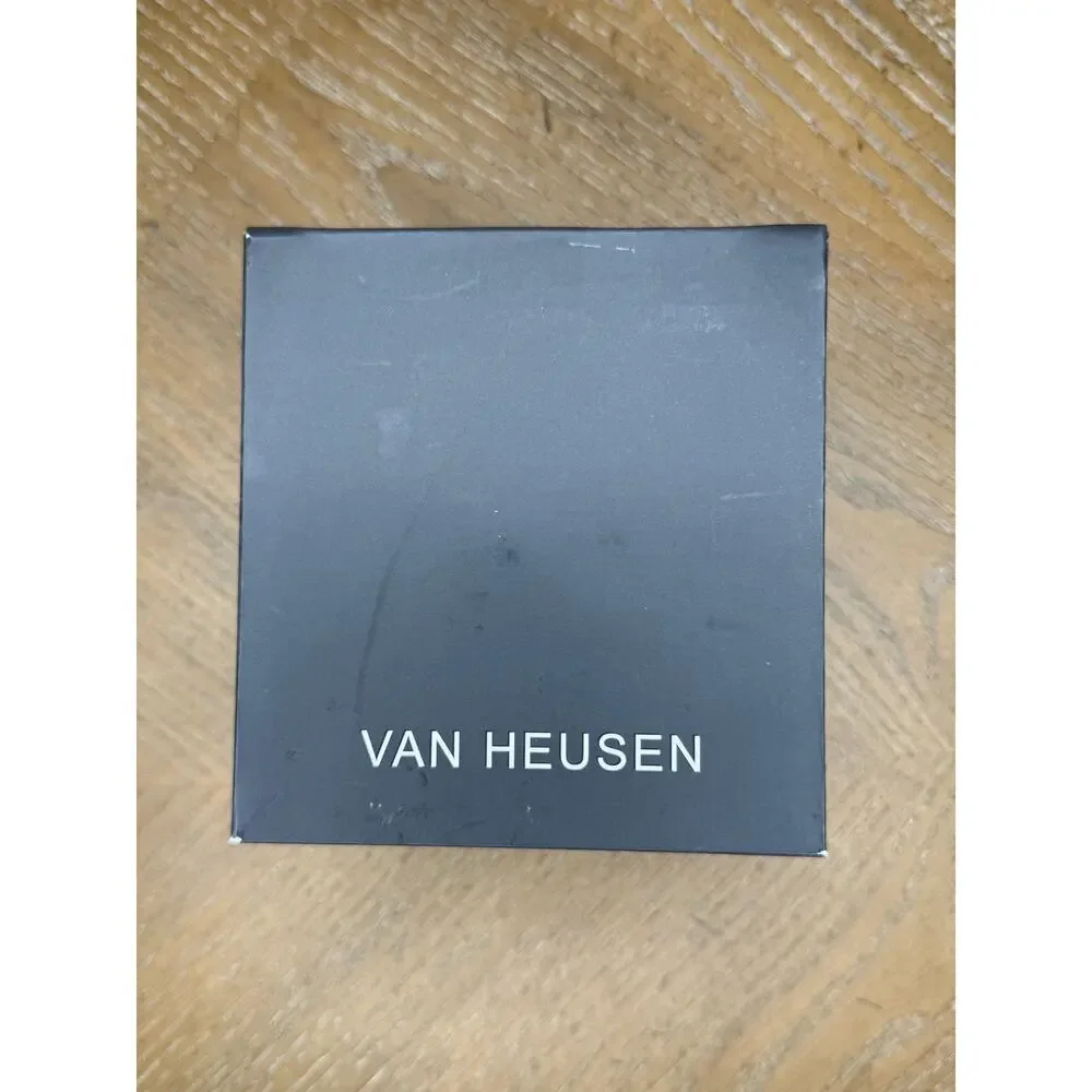 Van Heusen Men’s Watch & Bracelet Set Brown Leather